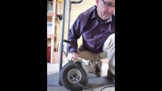 How to Inflate a totally flat tubeless tire [upl. by Whitten]