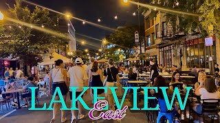 4K Chicago Walking Tour 2024  Lakeview East Chicago  Belmont Avenue  Virtual Walking Tour [upl. by Reidid532]