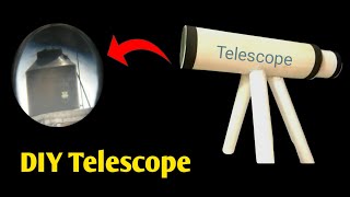 How to make Telescope at home  DIY Telescope  cloud science [upl. by Nali]