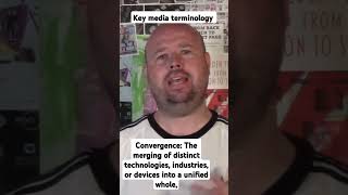 Convergence in media explained in 19 seconds  media mediastudies revision explained shorts [upl. by Allicsirp165]