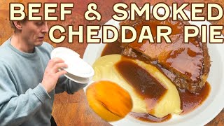 Beef amp Smoked Cheddar Pie BritishClassics [upl. by Julide164]