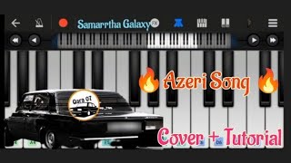 Azeri Qara 07 Song  Cover  Tutorial  Easy Piano tutorial  piano [upl. by Husein242]