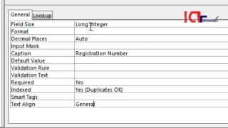 Creating Tables in Access 2010 Audio in Nepali [upl. by Annodam]