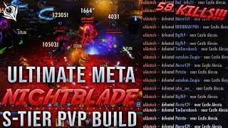 ULTIMATE STIER NIGHTBLADE PvP BUILD 💀 58 KILLS GAMEPLAY 💀 ESO NB Build DragooX [upl. by Ilarrold]