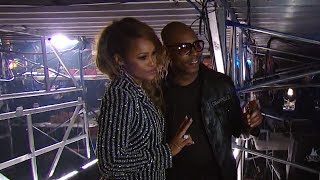 Eve and Dave Chappelle Backstage at the GRAMMYs  60th GRAMMYs [upl. by Bronson198]