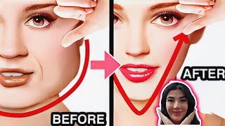 8 Mins Face Lifting Exercise Slim Down Your Face Fast  Get Glowing Skin AntiAging faceyoga [upl. by Ykcaj]