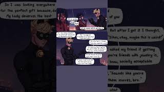 Ladynoir Texts P3 Short  Miraculous Ladybug Comic Dub  Gao Comic [upl. by Lebatsirhc]