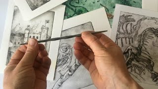 Drypoint plastic demonstration [upl. by Kacie]