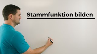 Stammfunktion bei sinx mit Substitution Integration trigonometrische Fkt  Mathe by Daniel Jung [upl. by Rachelle]