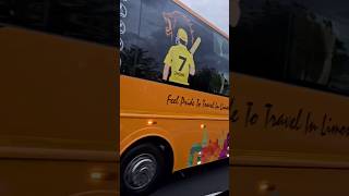 SST Limoliner Travels😍Dhoni Version💛CSK🔥😎bus shortsfeed shorts brgarage [upl. by Tito]