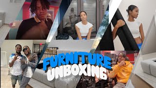 I MET VYBZ KARTEL  UNBOXING FURNITURE  JaiiFrais [upl. by Vyse3]