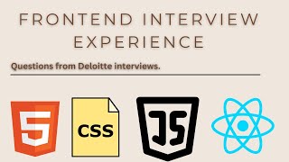 Frontend Interview MOCK  JavaScript 🎉  ReactJS Interview Most Asked Questions 2024 [upl. by Abehs]