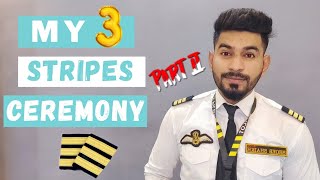 My 3 stripes ceremony  My hostel  My Canteen  Bombay flying club dhule base vlog 01Part 2 [upl. by Mandie]