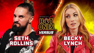 Seth Rollins vs Becky Lynch  Hot Ones Versus [upl. by Aniez]