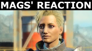 Fallout 4 Nuka World DLC  Mags Reaction After The Ending  quotPower Playquot Quest [upl. by Wainwright]