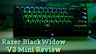 Razer BlackWidow V3 Mini HyperSpeed The Ultimate Compact Wireless Mechanical Keyboard for Gaming [upl. by Mmada]