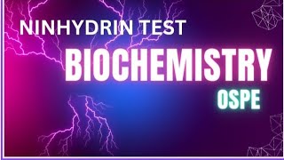 Seven Color Tests  NINHYDRIN TEST First Year Biochemistry [upl. by Gussman697]