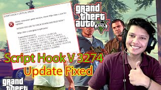 Script Hook V New Update GTA 5 Version 3274  GTA 5 MODS GTA 5 Script hook critical error fix [upl. by Yroger605]