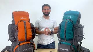 Tripole Gears Walker Rucksack  Trekking and Backpacking Rucksack [upl. by Malkah]