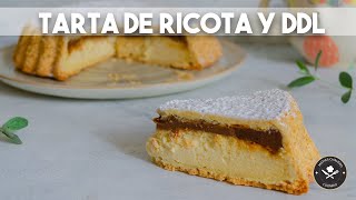 TARTA DE RICOTA Y DULCE DE LECHE ES UNA BOMBA MAL [upl. by Neeluqcaj]