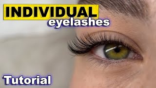 CLASSIC EYELASH EXTENSIONS TUTORIAL  StepbyStep Guide with Tips amp Product Overview [upl. by Lua]