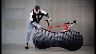 How to use Velosock INDOOR bicycle cover [upl. by Varien]