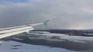 Air Canada A320231 Landing in Montreal after Snow Storm [upl. by Maressa932]