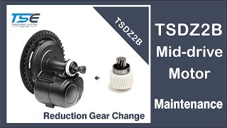 Tongsheng TSDZ2B Reduction Gear Replacement [upl. by Obara]