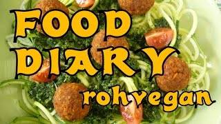 Food Diary 10  meine rohvegane Ernährung für eine Woche [upl. by Notxap]