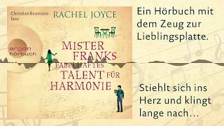 Rachel Joyce Mister Franks fabelhaftes Talent für Harmonie  XXL Hörprobe [upl. by Nazario]