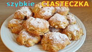 Ekspresowe ciasteczka maślane do kawy 👌 z jabłkami bez wałkowania  włoski przepis Apple Cookies [upl. by Netsirhc]