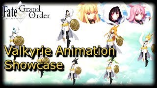 Valkyrie Animations  FateGrand Order [upl. by Chester]