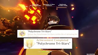 Polychrome TriStars Achievement Complete 3 stars  Genshin Impact Natlan Local Legend [upl. by Lessur]