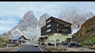 DOLOMITI pt2 da Canazei al Passo Sella 2240 m slm [upl. by Landsman]