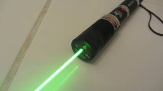 400mW Green Laser from DinoDirect  Review and Burning Stuff [upl. by Dave814]