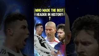 Ronaldo vs Messi vs Zidane header 😱 football ronaldo soccer messi zidane shorts header [upl. by Teeniv455]