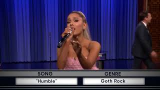 Musical Genre Challenge  Ariana Grande  Humble  Goth Rock [upl. by Haughay]