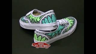 Custom Painted Abstract Vans Shoes [upl. by Afirahs]