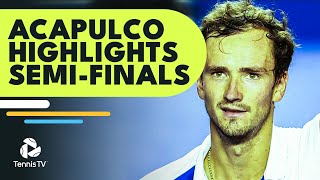 Nadal vs Medvedev Tsitsipas and Norrie Clash  Acapulco 2022 SemiFinal Highlights [upl. by Market]