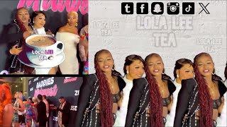 Chrisean sis Chastity at the Baddies Red carpet tells why she rockin w Tesehki 11032024 [upl. by Amsa]