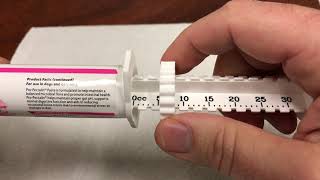 How to Use the ProPectalin Dial A Dose Syringe [upl. by Elbring263]