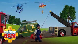 Fire Truck and Vehicle Rescues  Fireman Sam Official 1 hour compilation  Cartoon for kids [upl. by Earas]