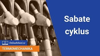 Sabate cyklus a výpočet celého cyklu  45 Tepelné cykly  Termomechanika  Onlineschoolcz [upl. by Reprah]