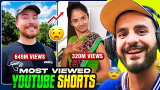 Worlds MOST VIEWED SHORTS ftMrBeast [upl. by Dimphia]