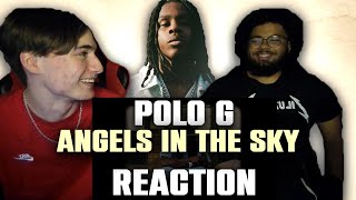 Is Polo G Finally Back  Angels In The Sky Official Video Reaction [upl. by Noreh]