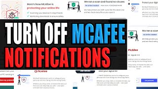 Get Rid Of McAfee Pop Ups How To Stop McAfee Pop Ups In Windows 1011 [upl. by Mia]