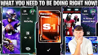 WHAT YOU NEED TO BE DOING RIGHT NOW IN MADDEN 25 ULTIMATE TEAM FREE PLAYERS COINS AND MORE [upl. by Atteuqal679]