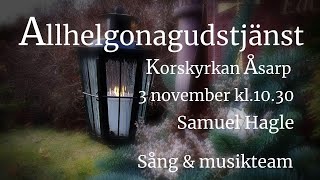 Gudstjänst Korskyrkan Åsarp 3 november kl1030 [upl. by Nomolos441]