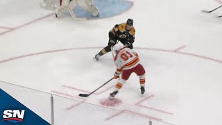 Flames Nazem Kadri Pulls Slick ToeDrag To Snipe One Past Joonas Korpisalo [upl. by Tillfourd]