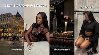 london travel vlog  21st birthday in london birthday dinners exploring the city photoshoots [upl. by Hashim]